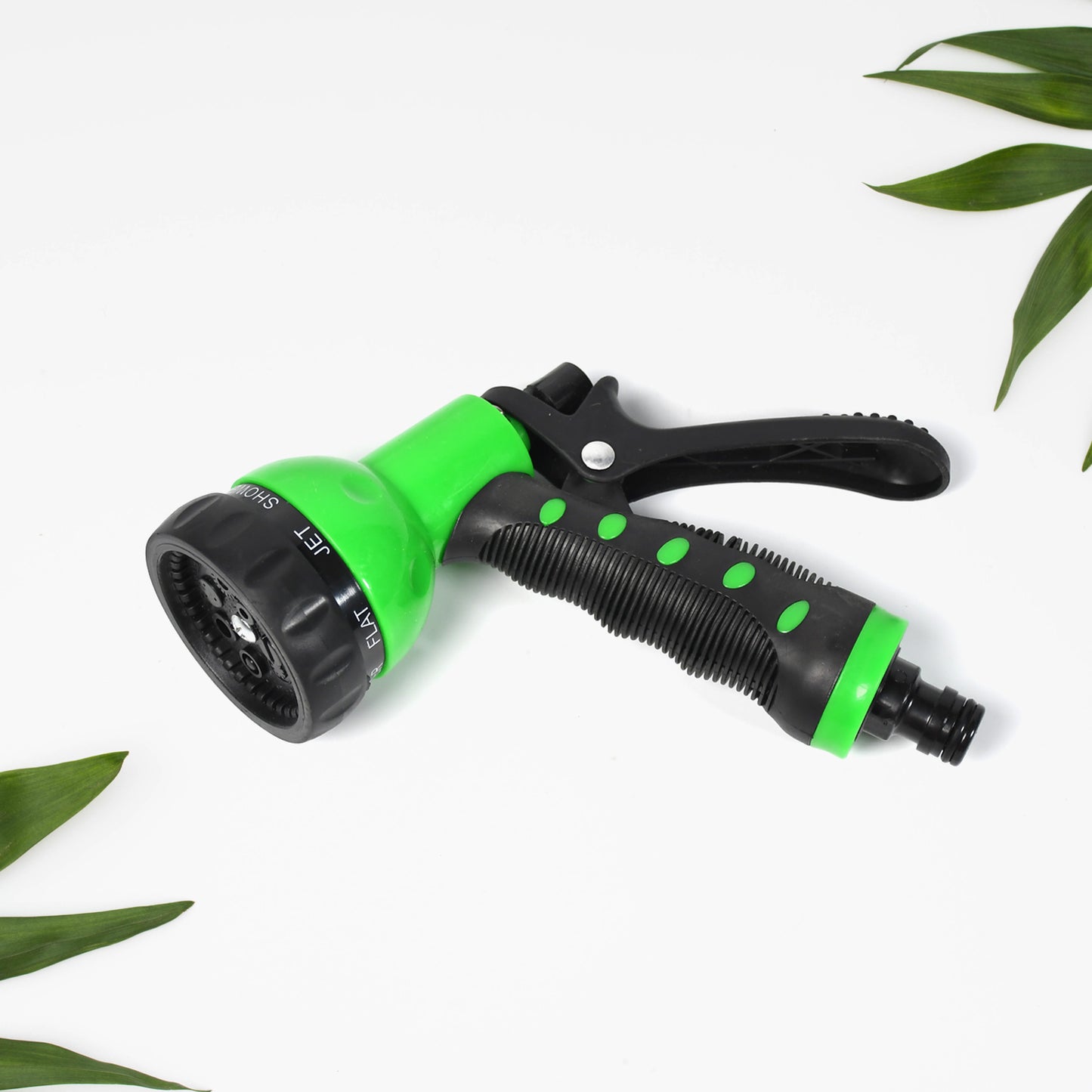 Hose Nozzle Garden Hose Nozzle Hose Spray Nozzle With 8 Adjustable Patterns Front Trigger Hose Sprayer Heavy Duty Metal Water Hose Nozzle For Cleaning Watering Washing Bathing - Happy Price - Image 6