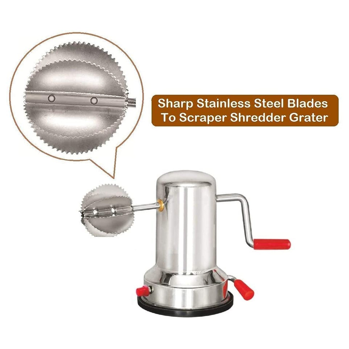 Manual Steel Coconut Scraper for Home Kitchen Use - Happy Price - Image 4