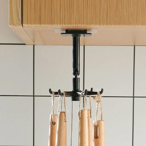 360 Rotatable  Hooks For Hanging (Pack Of 2) (Brown Box) - Happy Price - Image 3