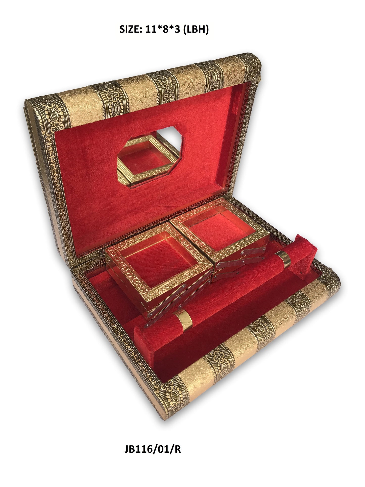 Jewellery Jewel Boxes Storage Box Organizer Gift Box For Women Necklace Earring Set Bangles Churi Gift For Women - Happy Price - Image 1