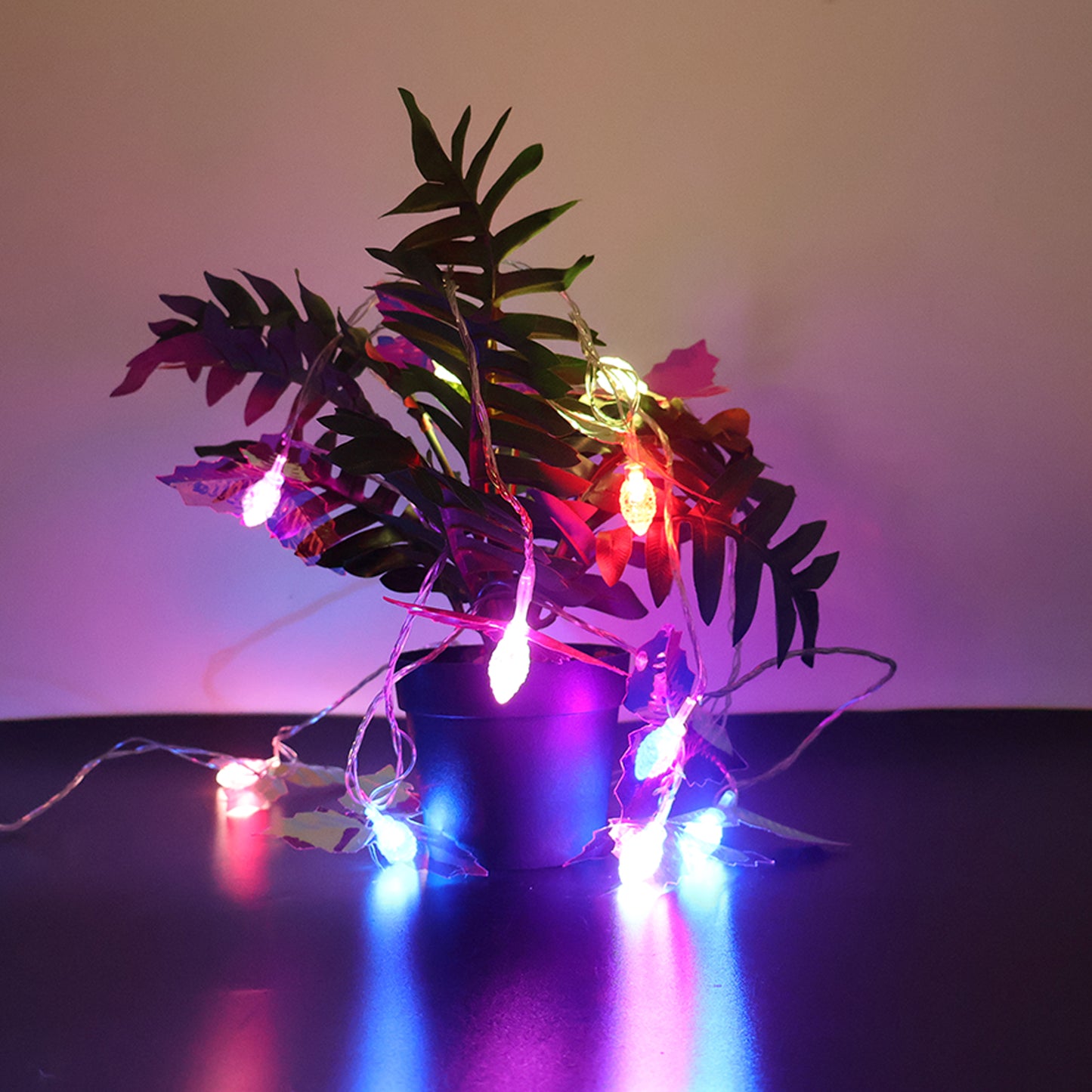 4 Meter LED Leaf String Lights - Multicolor Decorative Fairy Lights for Festivals & Home - Happy Price - Image 6