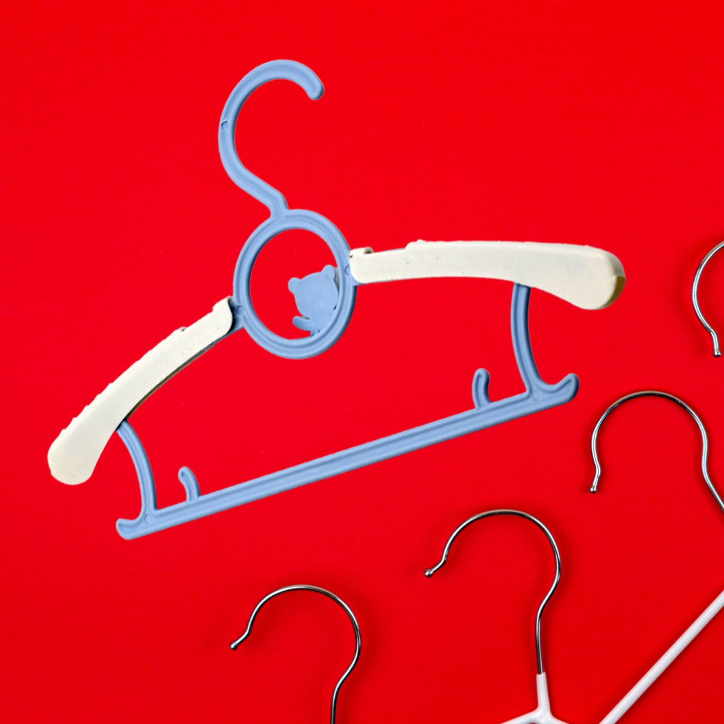 Large Dress Hanger Plastic Adjustable Child Plastic Hangers Space Saving Lightweight Hangers For Clothes Coat Shirt Closet Cloth Hangers Ideal (5pc) - Happy Price - Image 5