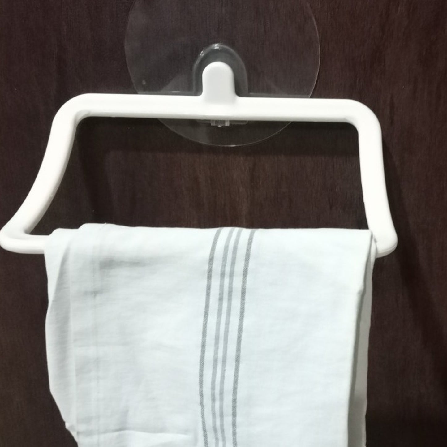 Multi-purpose Self Adhesive Strong Sticker Self Adhesive Wall Mounted Hand Towel Holderhanger - Happy Price - Image 5