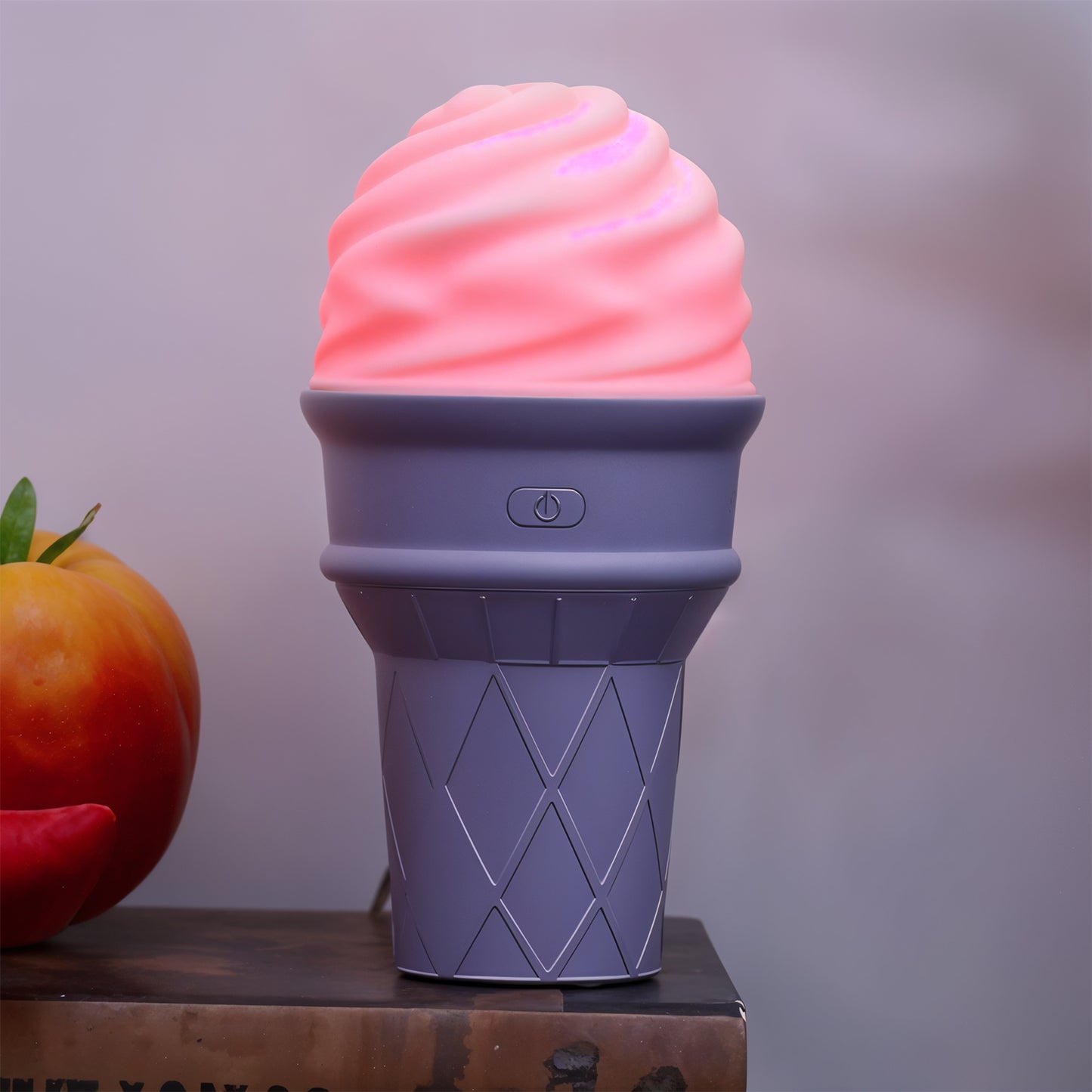 Ice Cream Cone Shape Air Freshener Humidifier (1pc  Purple ) - Happy Price - Image 4