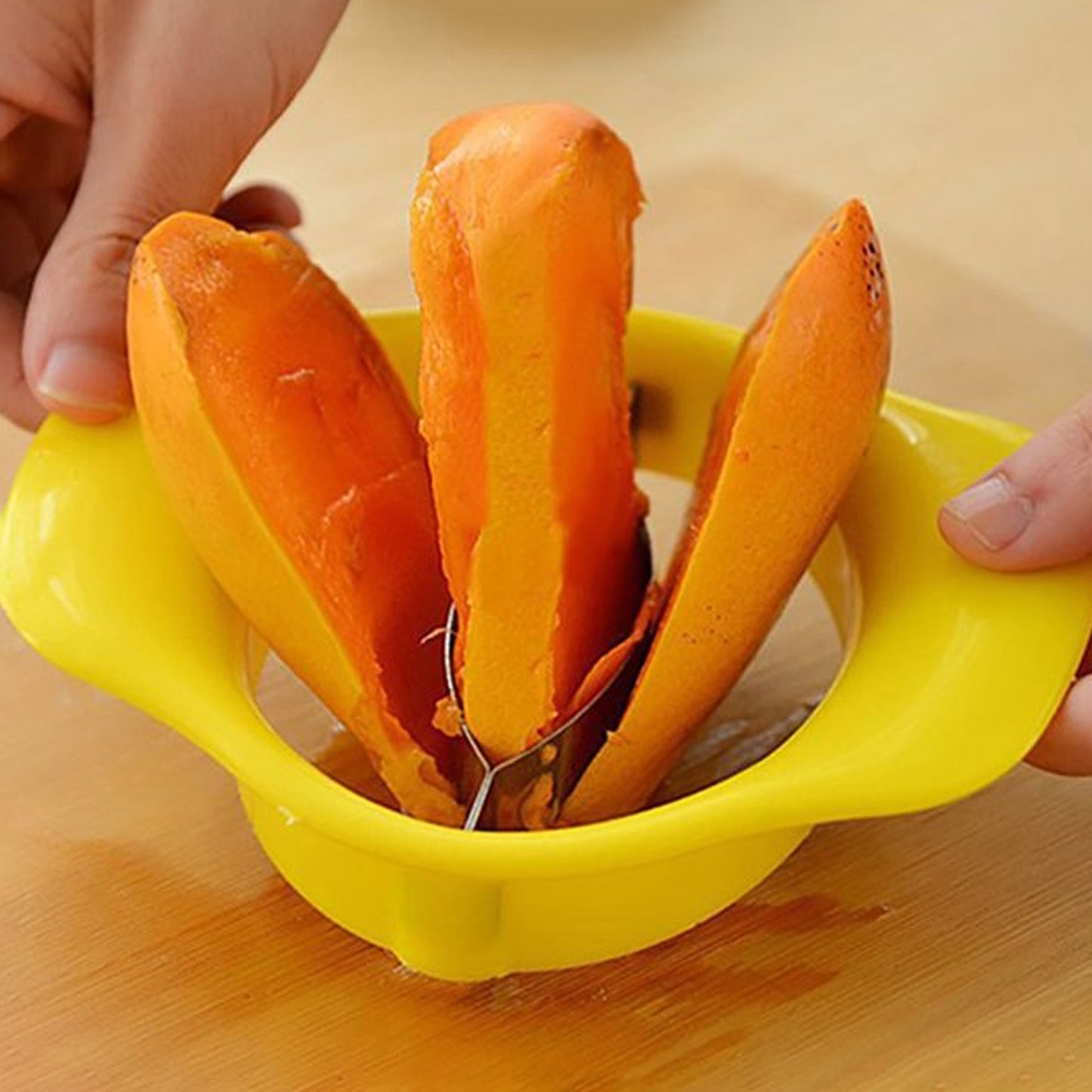 7197 Mango Cutter Chopper Slicer Tool Slicing Machine Stainless Steel Blade Mango Cutter - Happy Price - Image 3