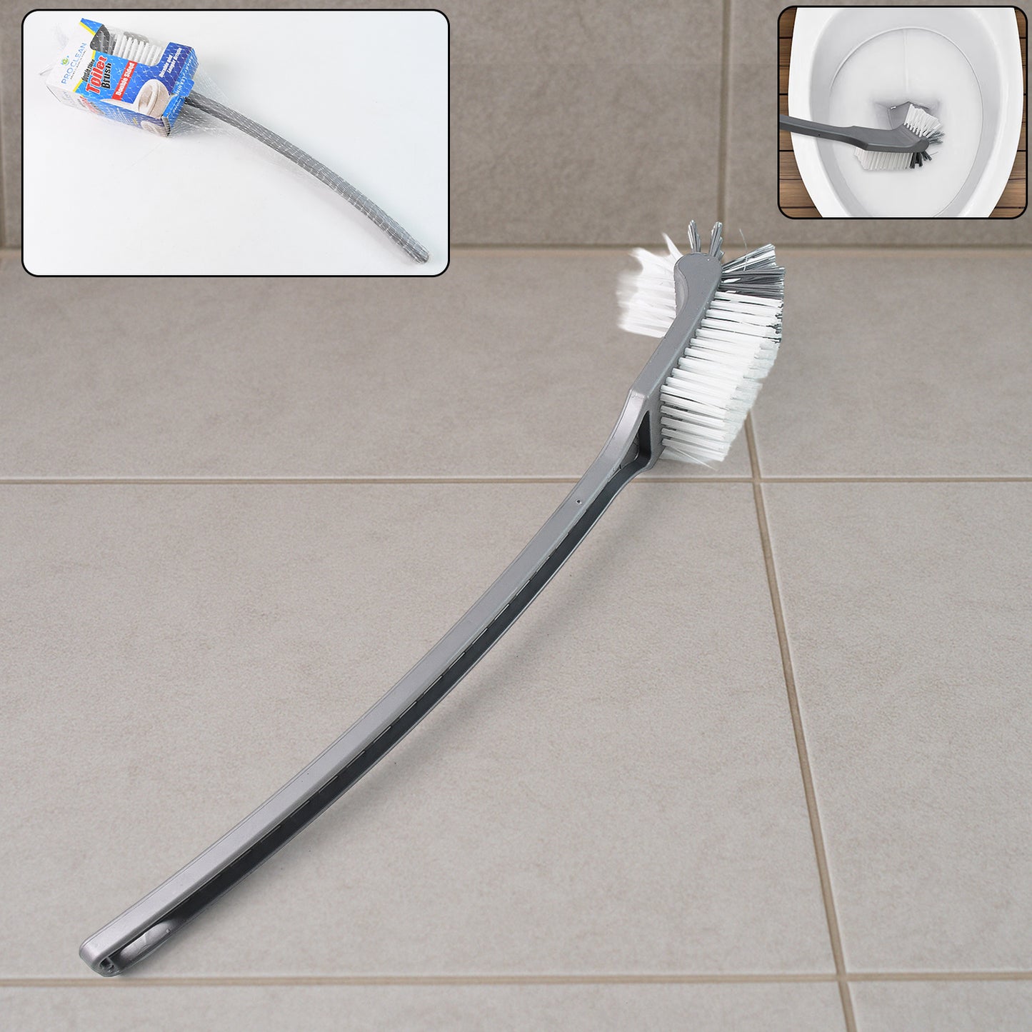 Pro Clean Long Handle Toilet Cleaning Brush (1 Pc) - Happy Price - Image 7