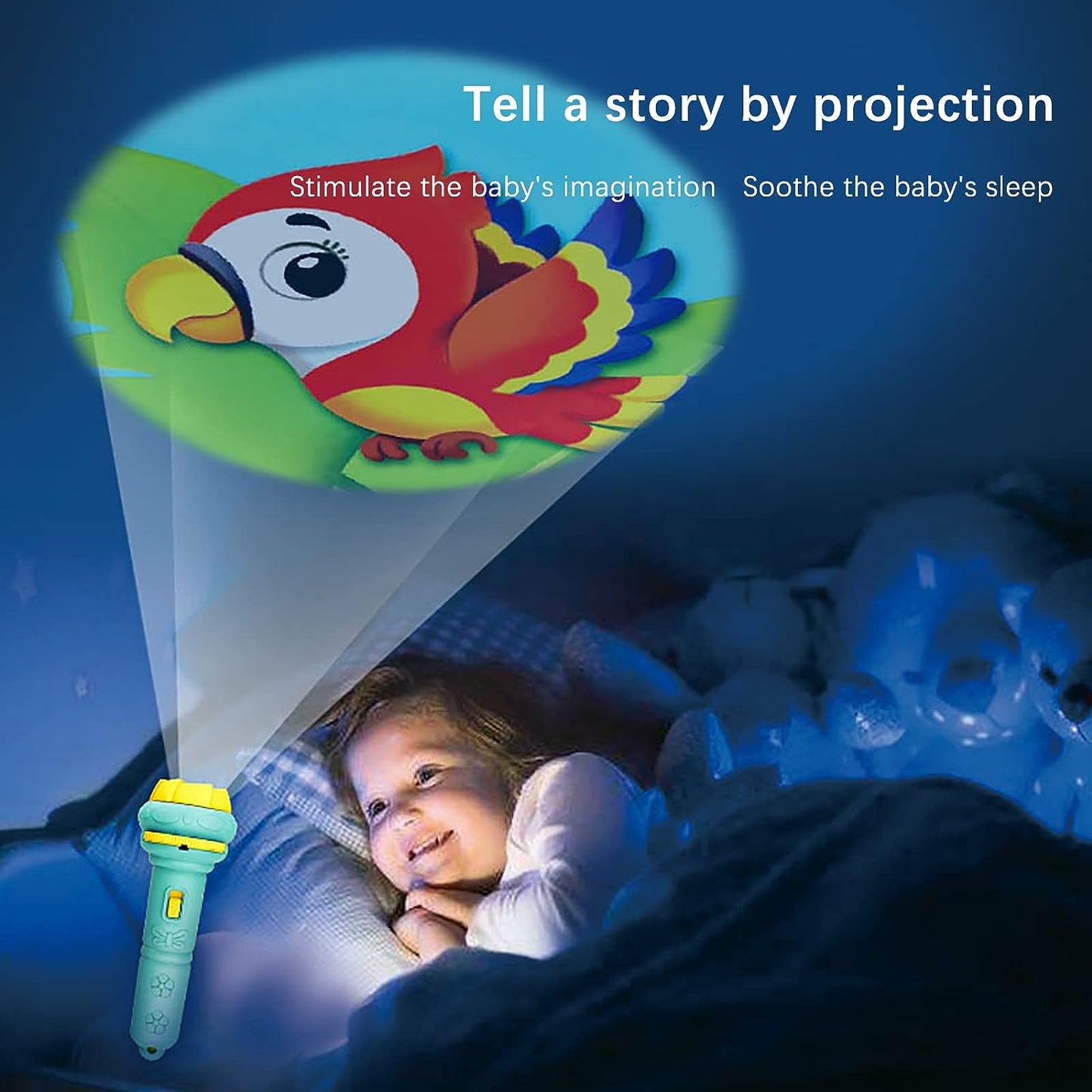Mini Slide Projector For Kids With 3 Slide And Animated Pattern Flashlight Torch For Kids Projector Torch Educational Learning Toy - Happy Price - Image 7