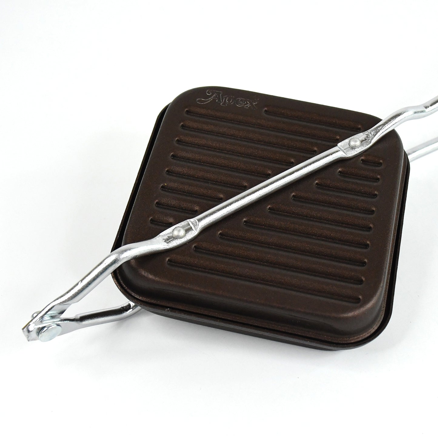 Apex Heavy Gauge Aluminium Grill Sandwich Toaster - Happy Price - Image 2