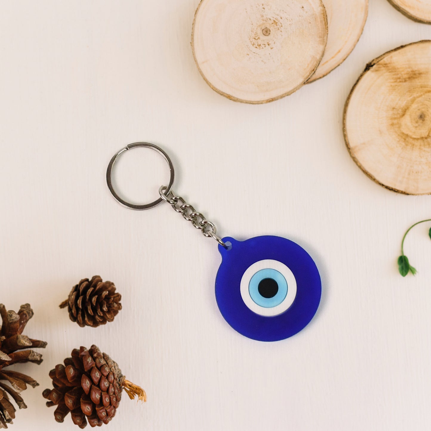 Evil Eye Rubber  Silicone Keychain (1 Pc  Blue Color) - Happy Price - Image 4