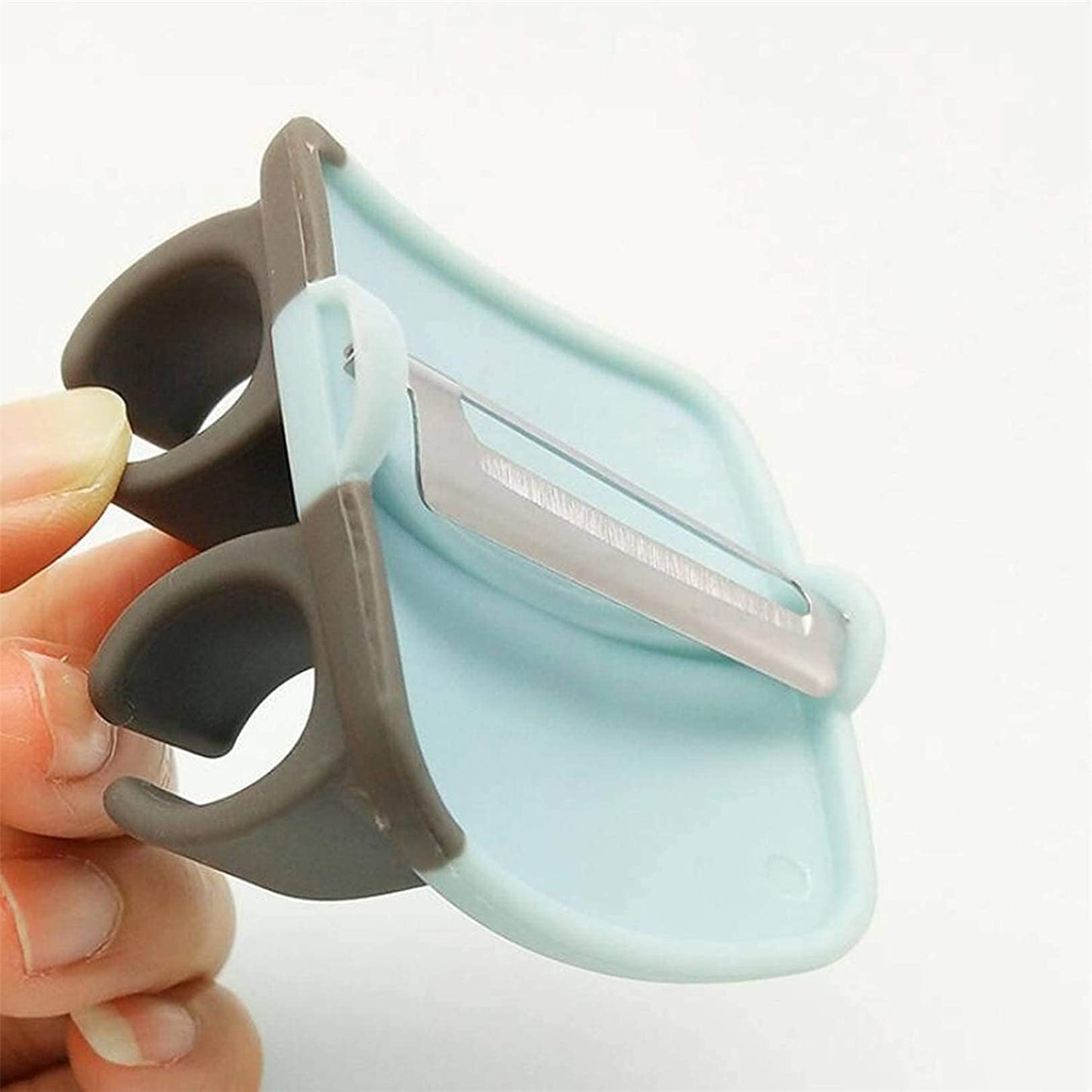 Hand Palm Peeler Fruit Hand Vegetable Peeler Potato With Rubber Finger Grip Kitchen Cooking Tool Cucumber - Happy Price - Image 6