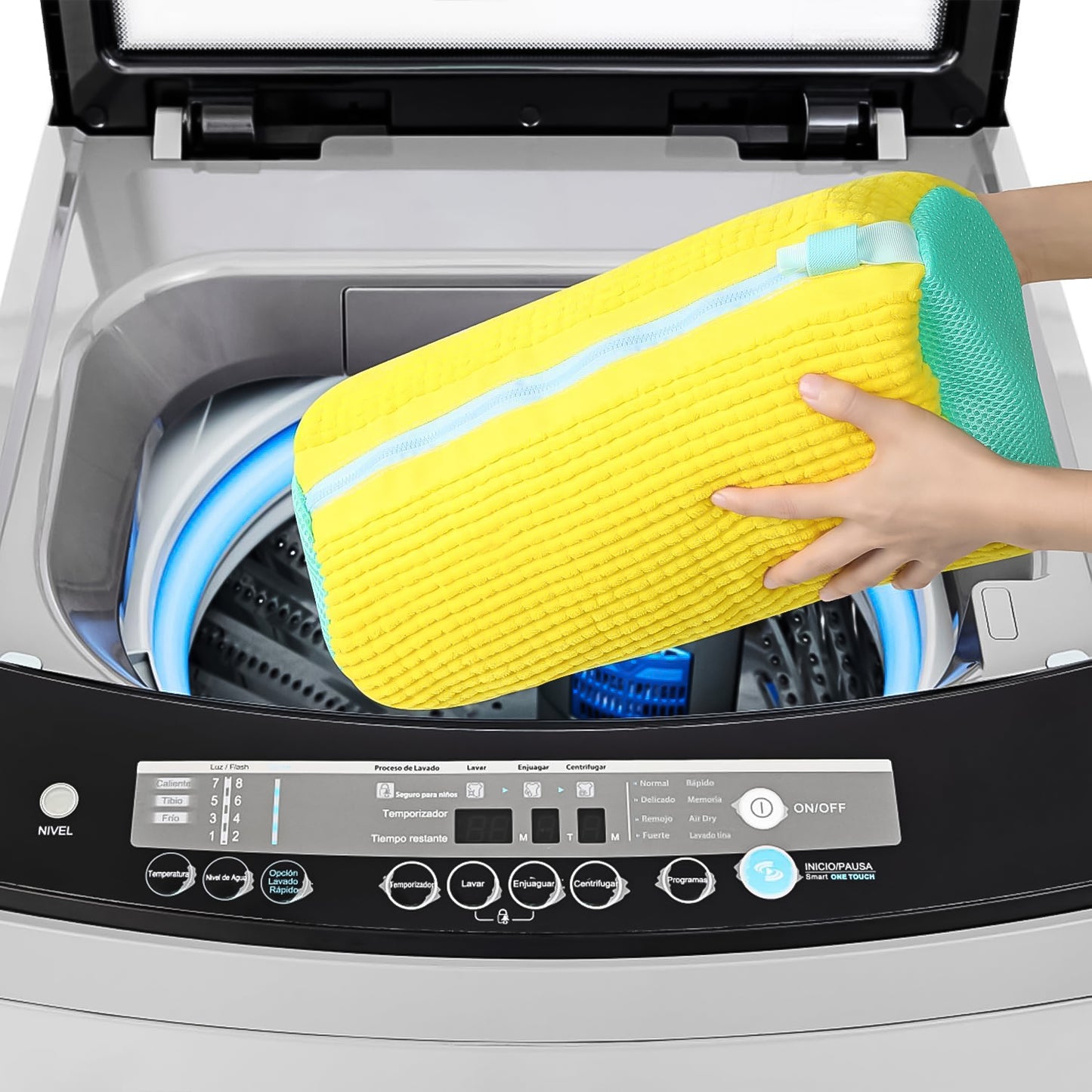 Shoe Cleaning Mop Cover With Microfiber Chenille Lining  Zipper (1 Pc) - Happy Price - Image 6