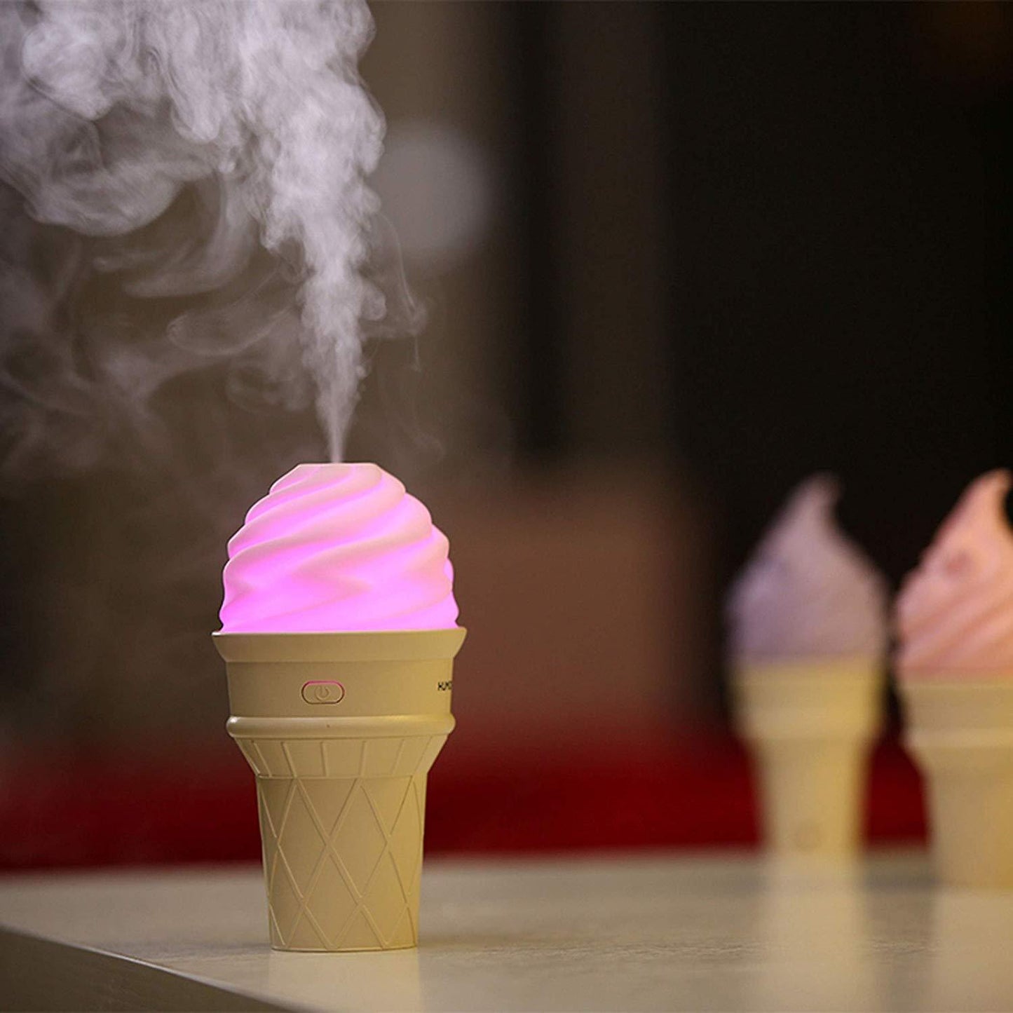 Ice Cream Design Led Humidifier For Freshening Air  Fragrance (Multicoloured) - Happy Price - Image 2
