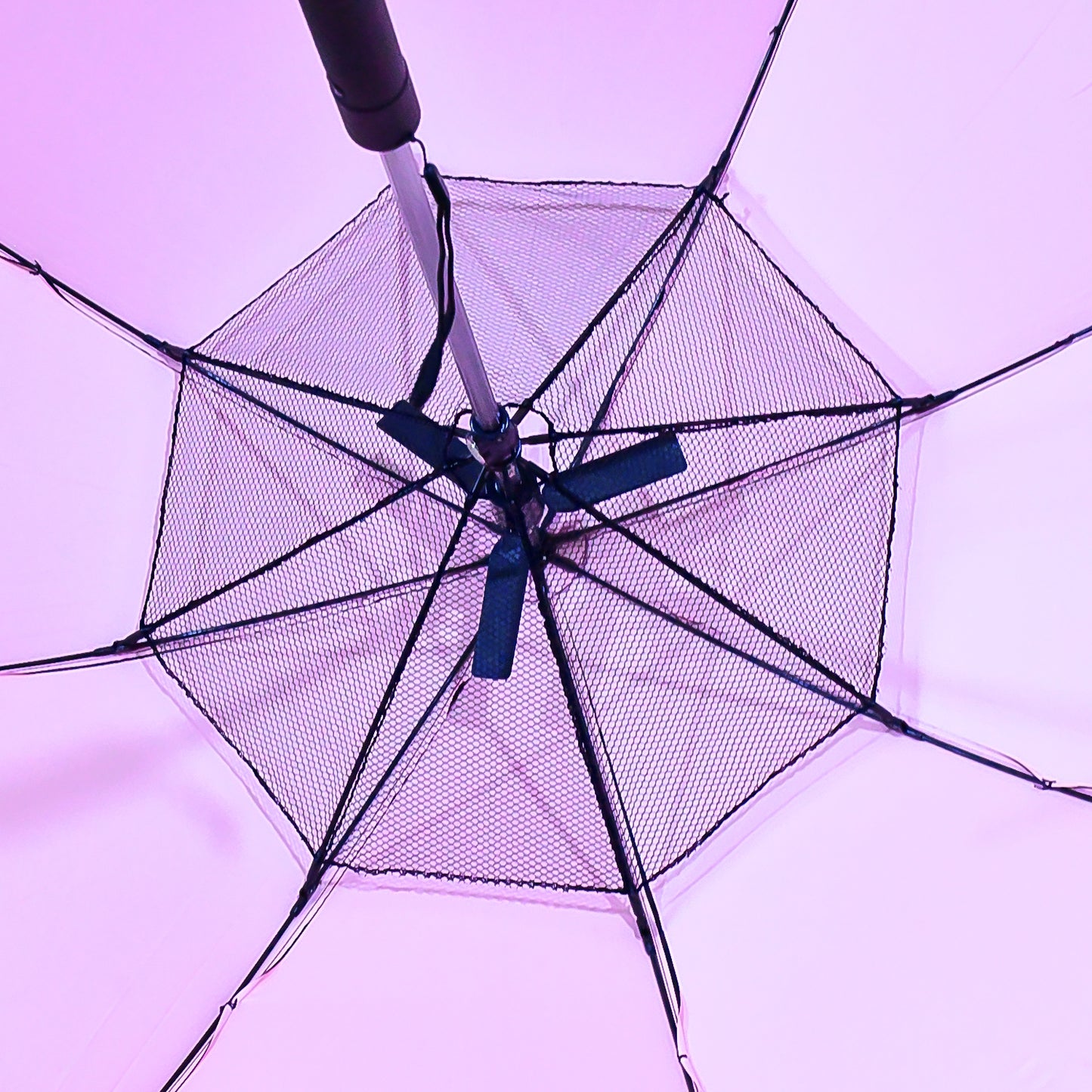 Sun Umbrella With Inside Fan  Power Bank Umbrellas For Summer (1 Pc) - Happy Price - Image 2