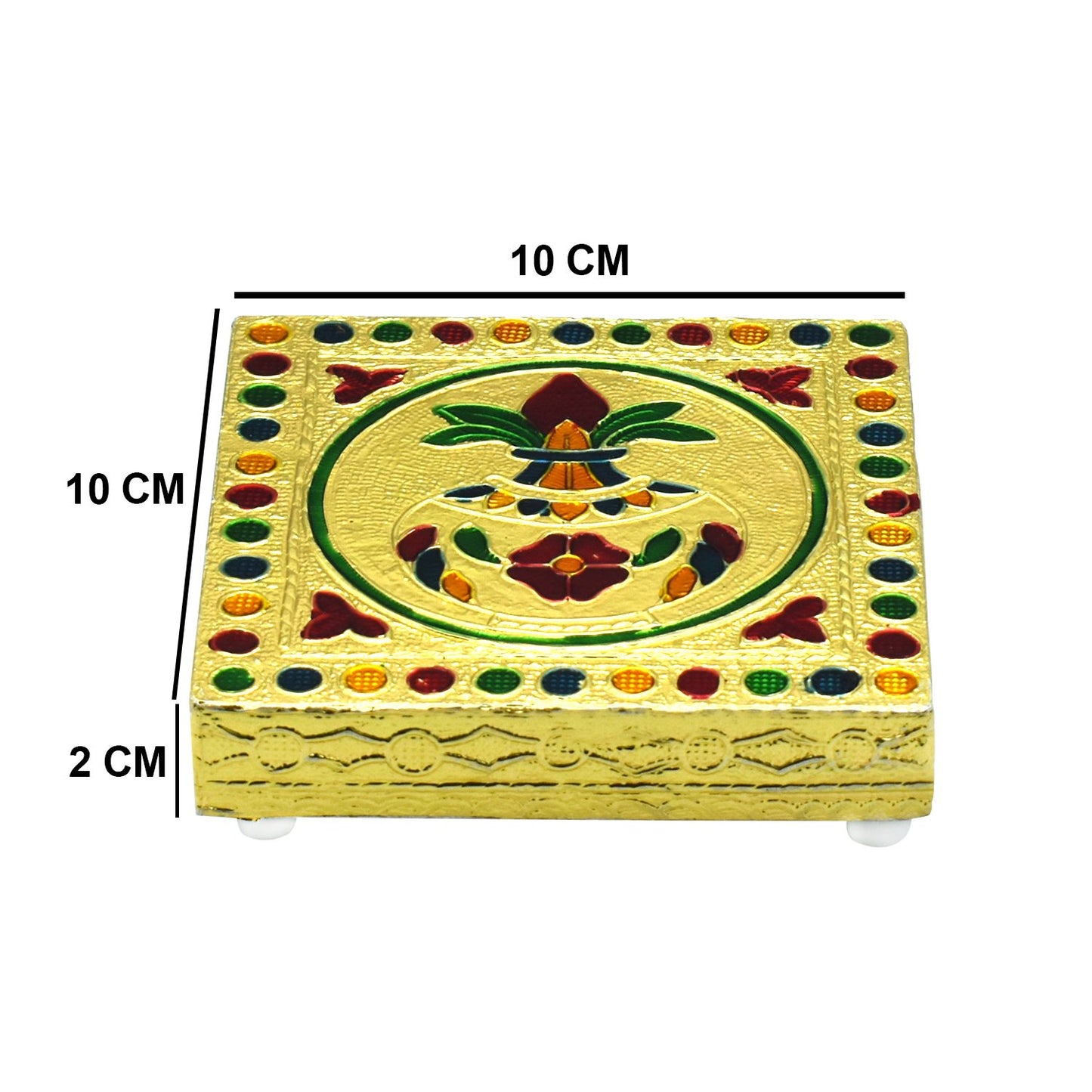 Designer Wooden Bajot for Pooja & Home Decor
