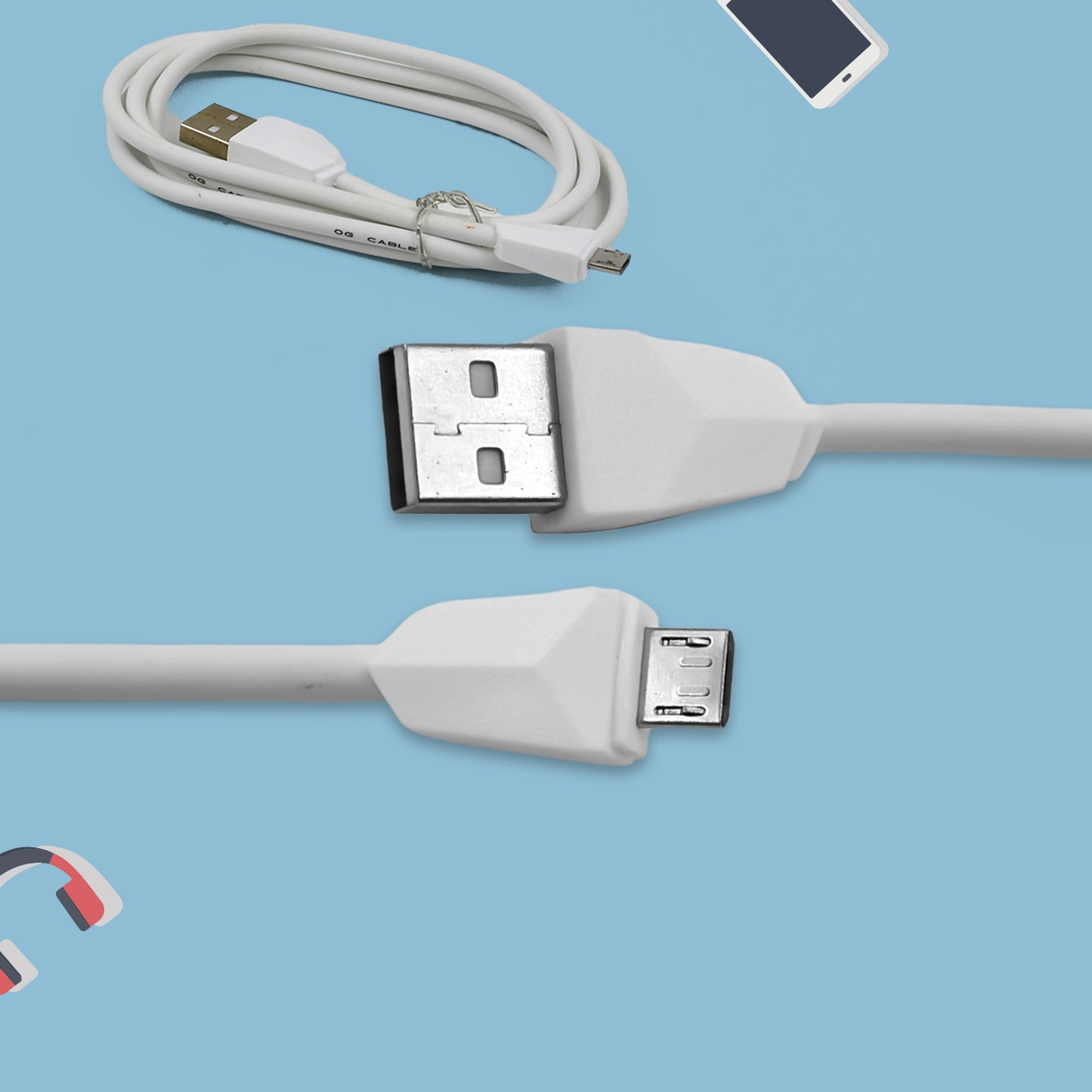2a Fast Charging For Android Micro Cable (1000 Mm) - Happy Price - Image 6
