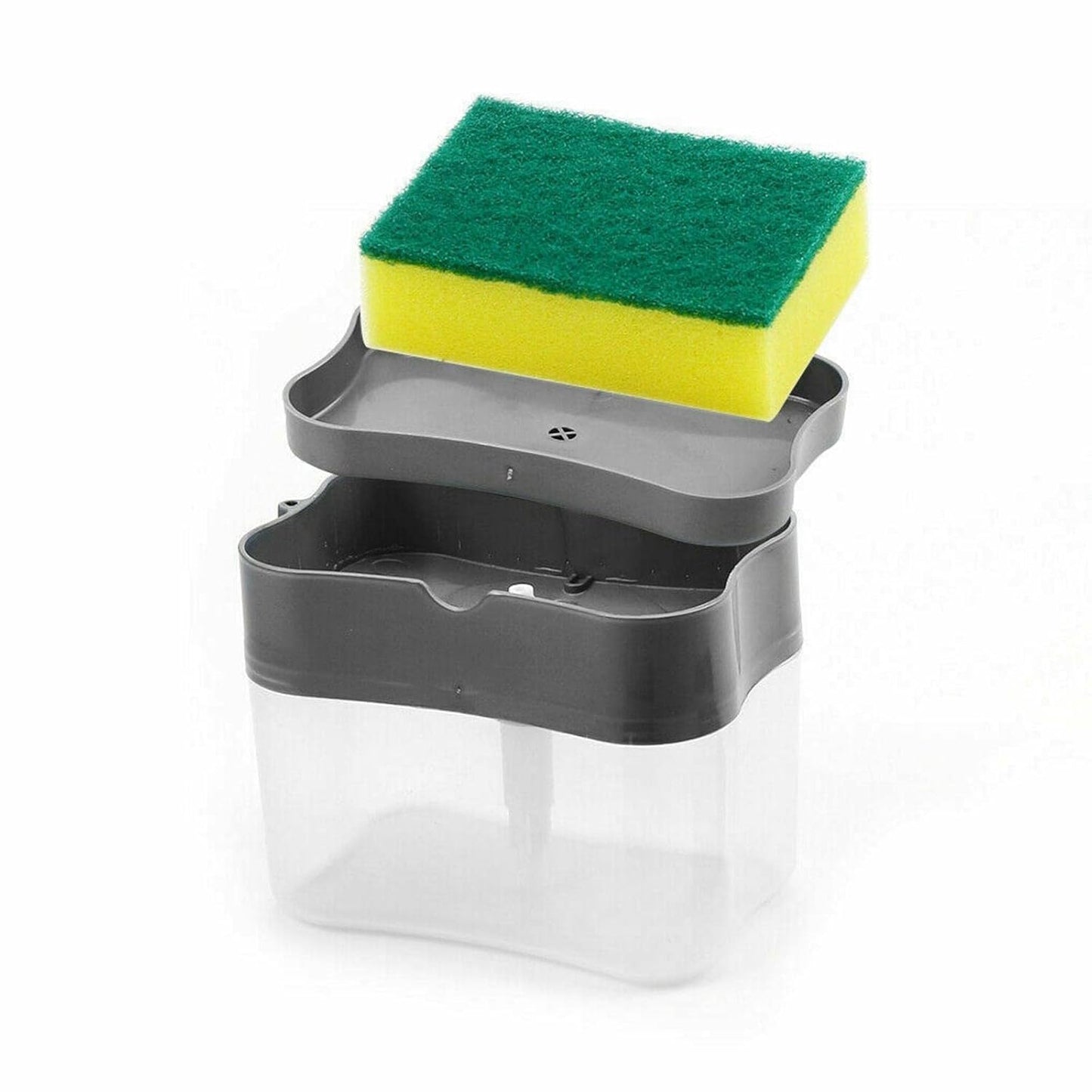 2 In 1 Soap Dispenser For Dishwasher Liquid Holder Liquid Dispenser Through Pump (1 Pc) - Happy Price - Image 5