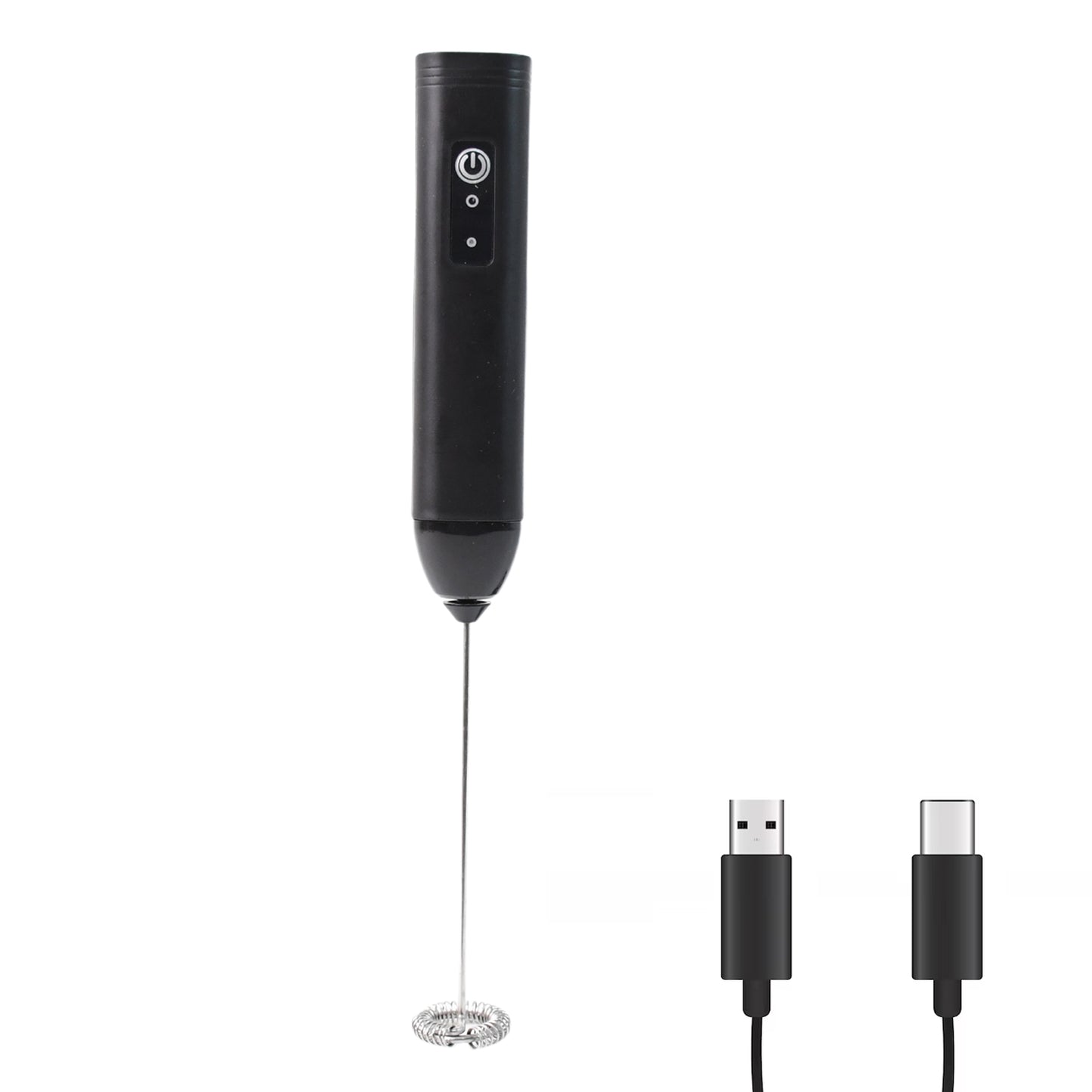 Small Electric Handheld Milk Frother With Stainless Steel Whisk (1 Pc) - Happy Price - Image 4
