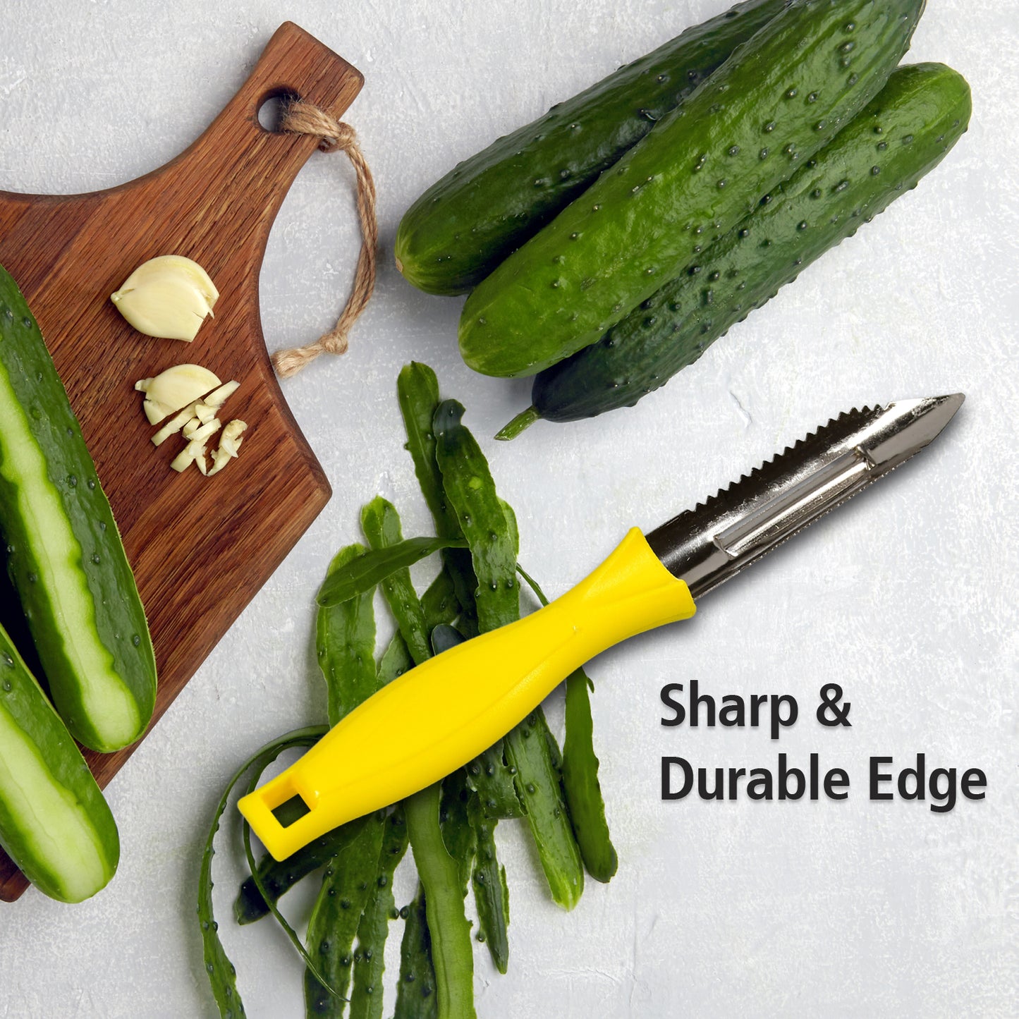 Ganesh Stainless Steel Classic Peeler - Happy Price - Image 2