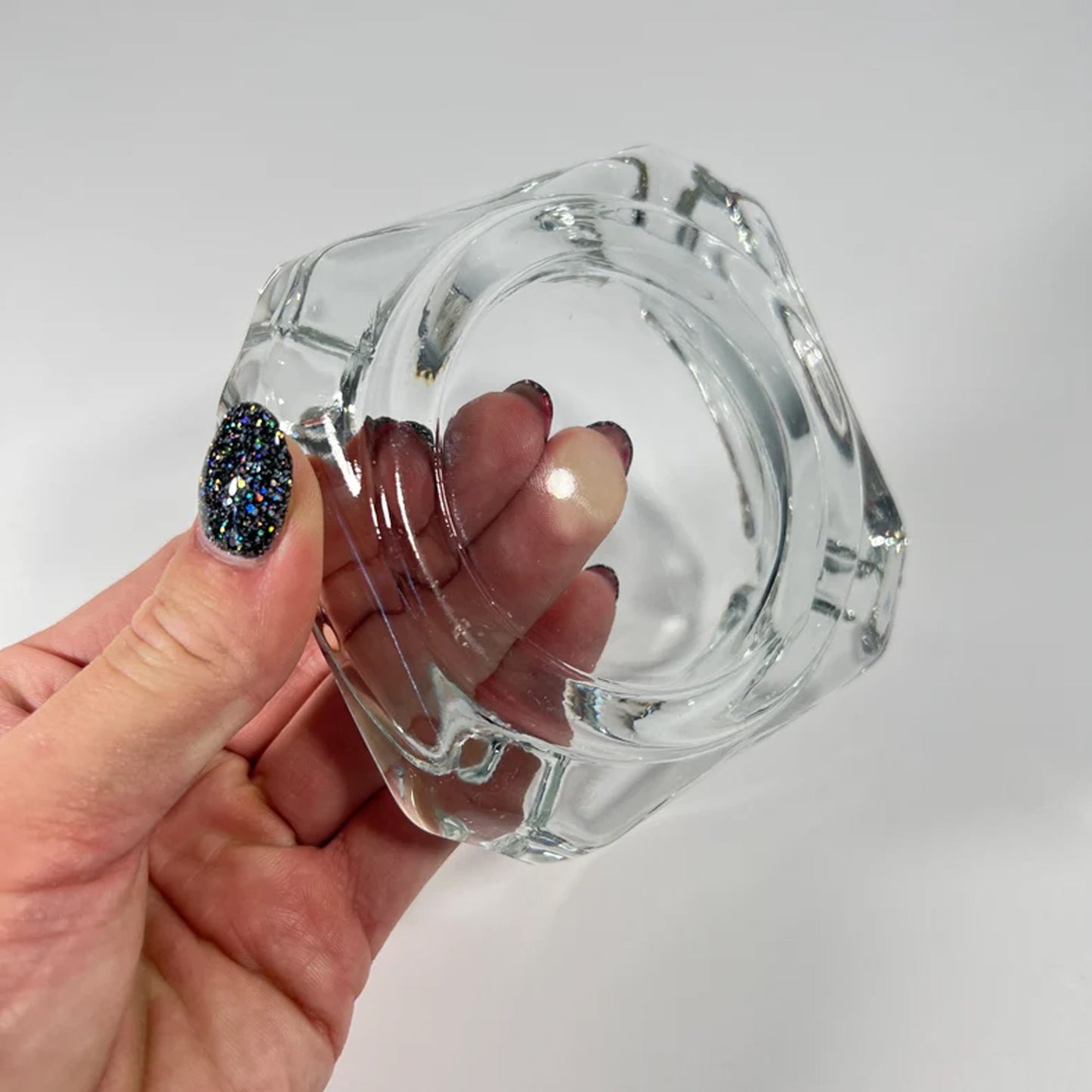 Glass Brunswick Crystal Quality Cigar Cigarette Ashtray Round Tabletop For Home Office Indoor Outdoor Home Decor - Happy Price - Image 7