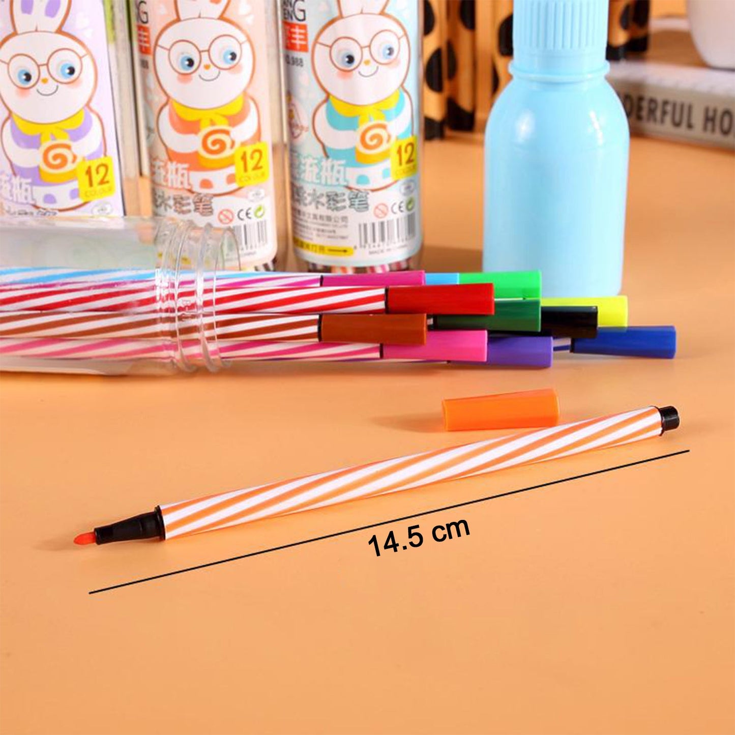 Minions Sketch Pen Set With Attractive Designed Case (Pack Of 12)6175_12pen_minions_sketch_box - Happy Price - Image 5