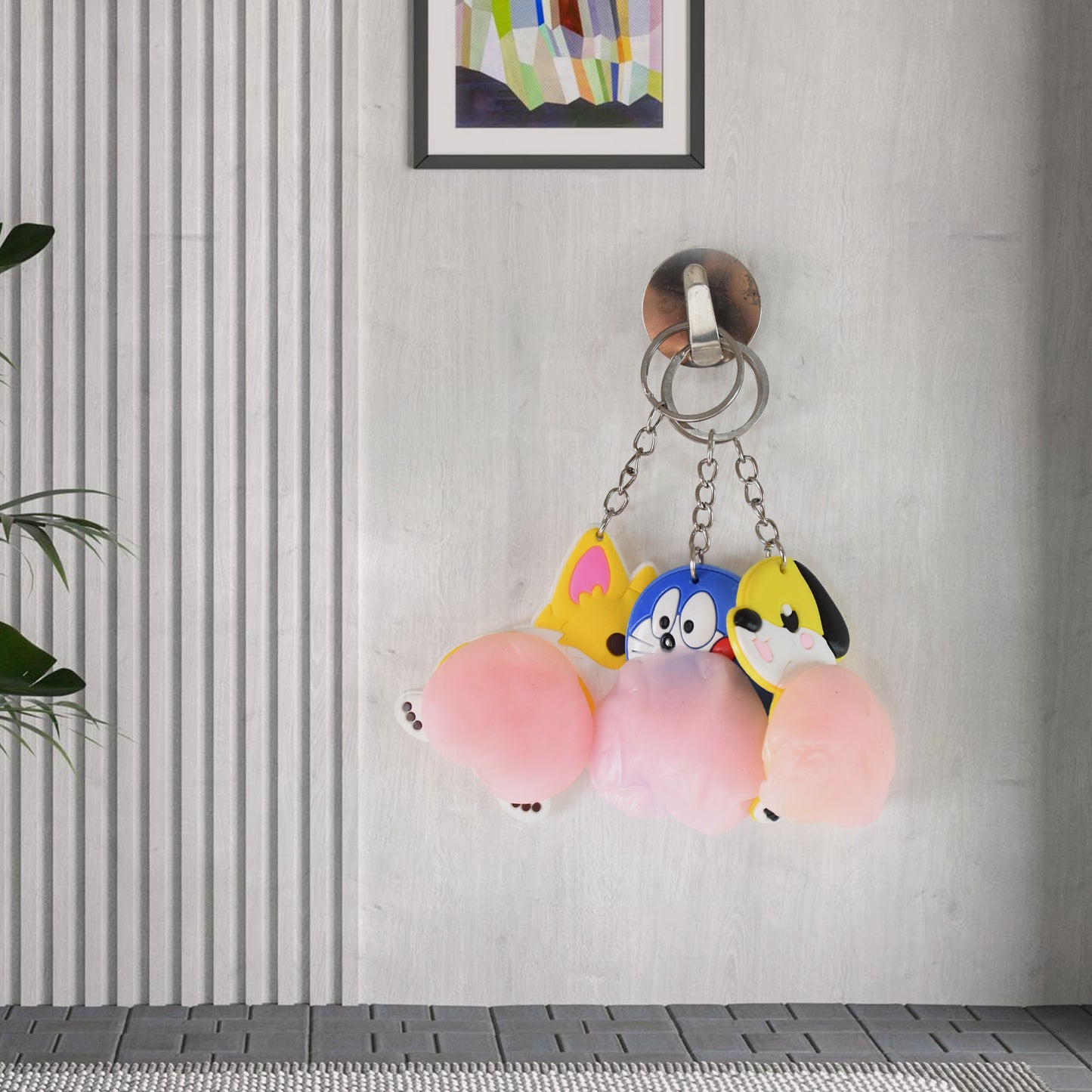 Cartoon Animal Keychain (1 Pc  Mix Design) - Happy Price - Image 4