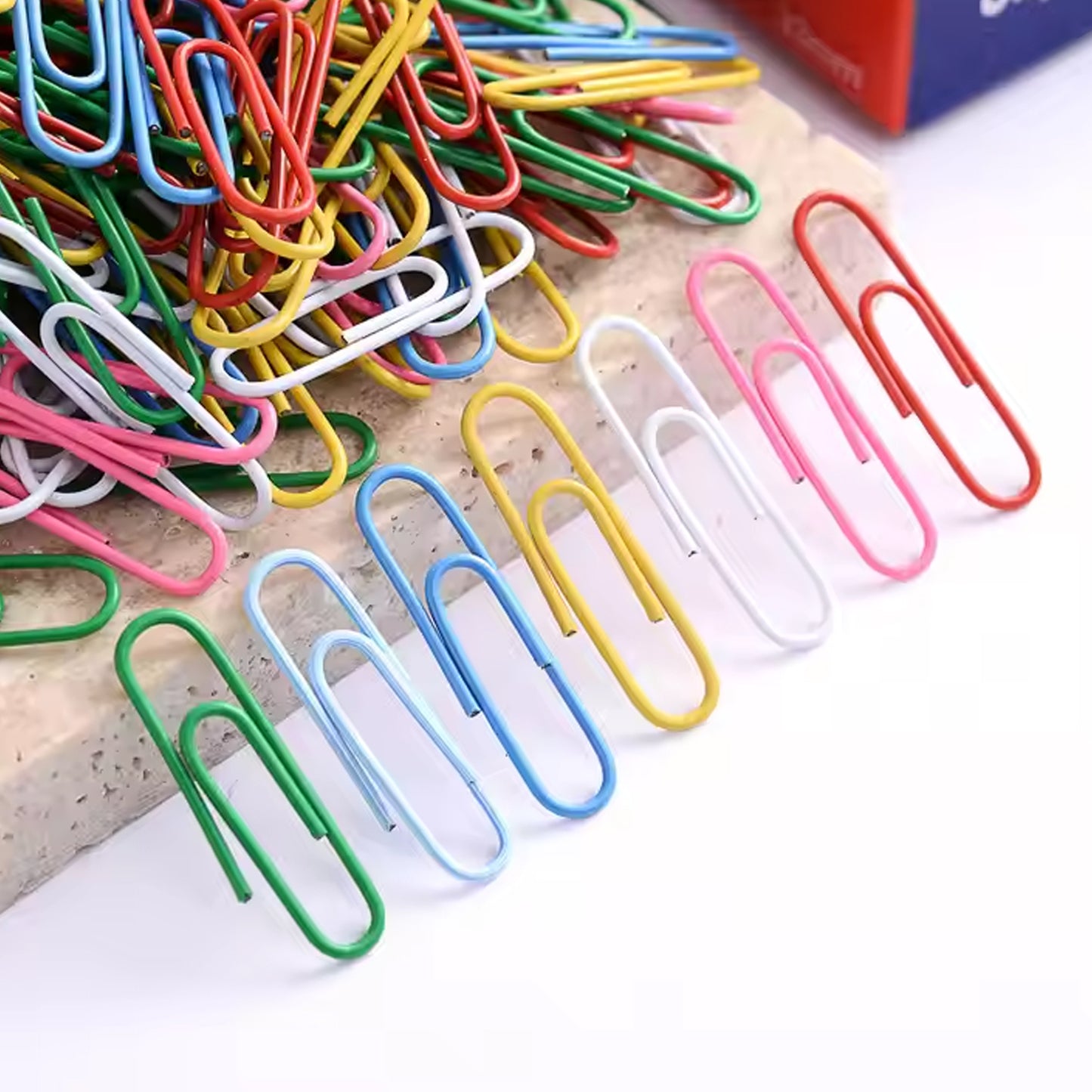 Metal U Shape Paper Pin  Clip 28 Mm (100 Pcs Set) - Happy Price - Image 2