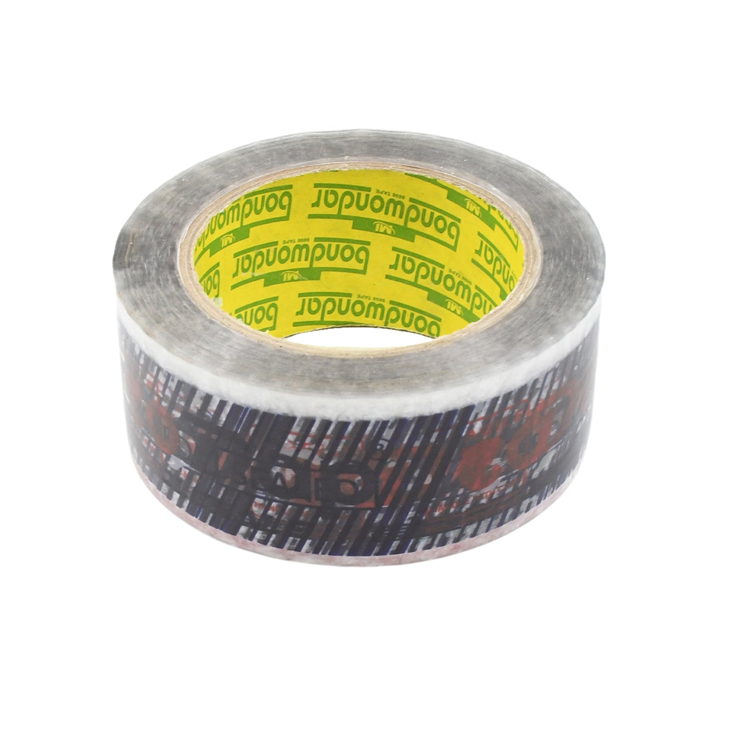 Deodap Printed Transparent Strong Adhesive Packaging Tape For Multipurpose Use Packing Adhesive Tape Office Product (2 Inch X 120 Mtr.) - Happy Price - Image 4