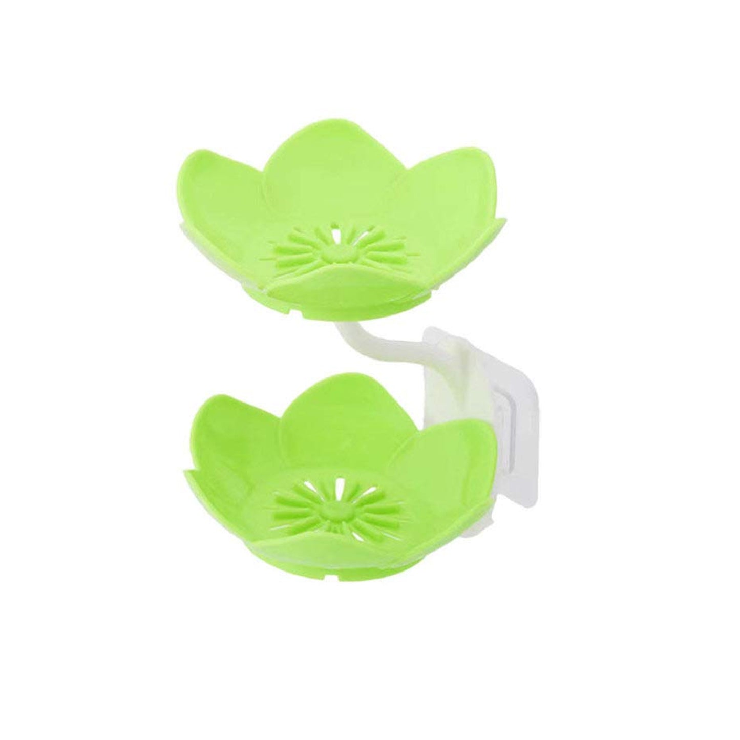 Dabble Layer Flower Self Draining Soap Dish Holder Bathroom Shower Soap Holder Dish Storage Plate Tray For Bathroom Kitchen Bathtub - Happy Price - Image 4