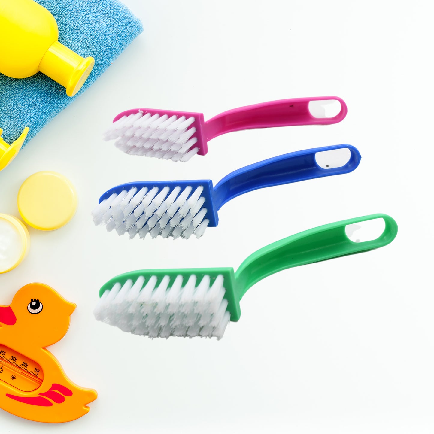 Multi-purpose Kitchen Cleaning Brushes - Fish Cleaning Vegetable Cleaning Tool Cleaner Utensils Fruit Cleaning 3 Piece - Happy Price - Image 4