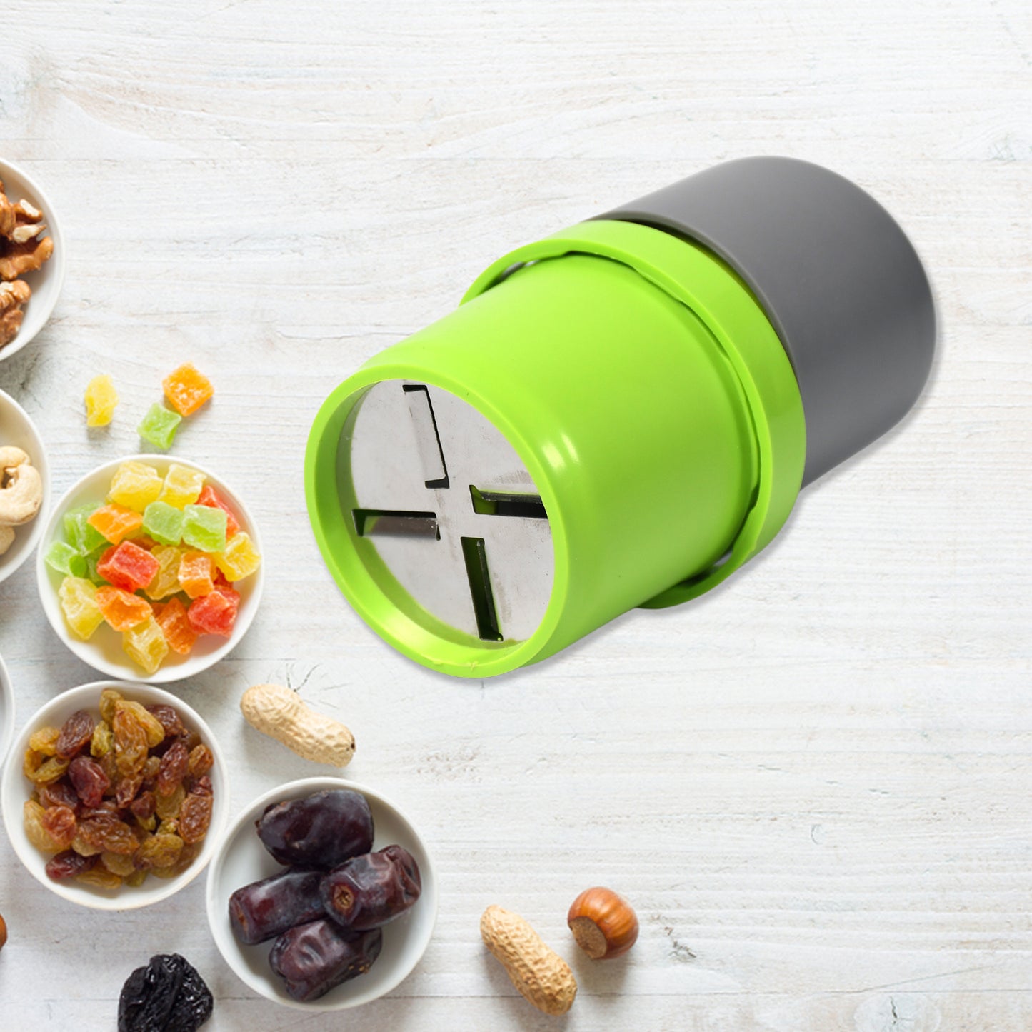 Plastic Dry Fruit And Paper Mill Grinder Slicer Chocolate Cutter And Butter Slicer With 3 In 1 Blade Standard Multicolor - Happy Price - Image 3