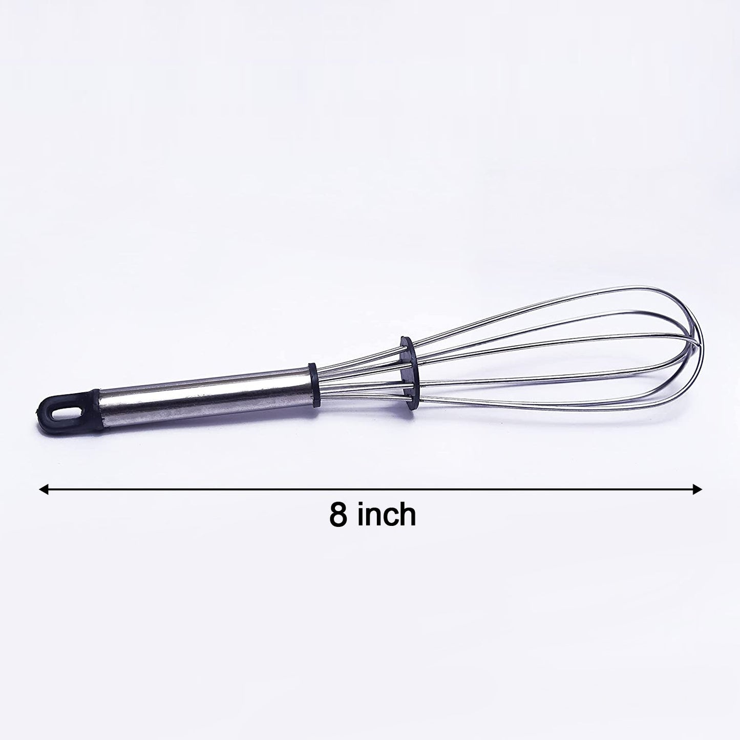 Stainless Steel Wire Whiskballoon Whiskegg Frother Milk  Egg Beater (8 Inch) - Happy Price - Image 4