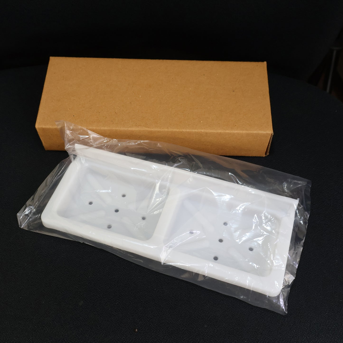 Wall Mounted Double Compartment Soap  Sponge Holder (1 Pc) - Happy Price - Image 7