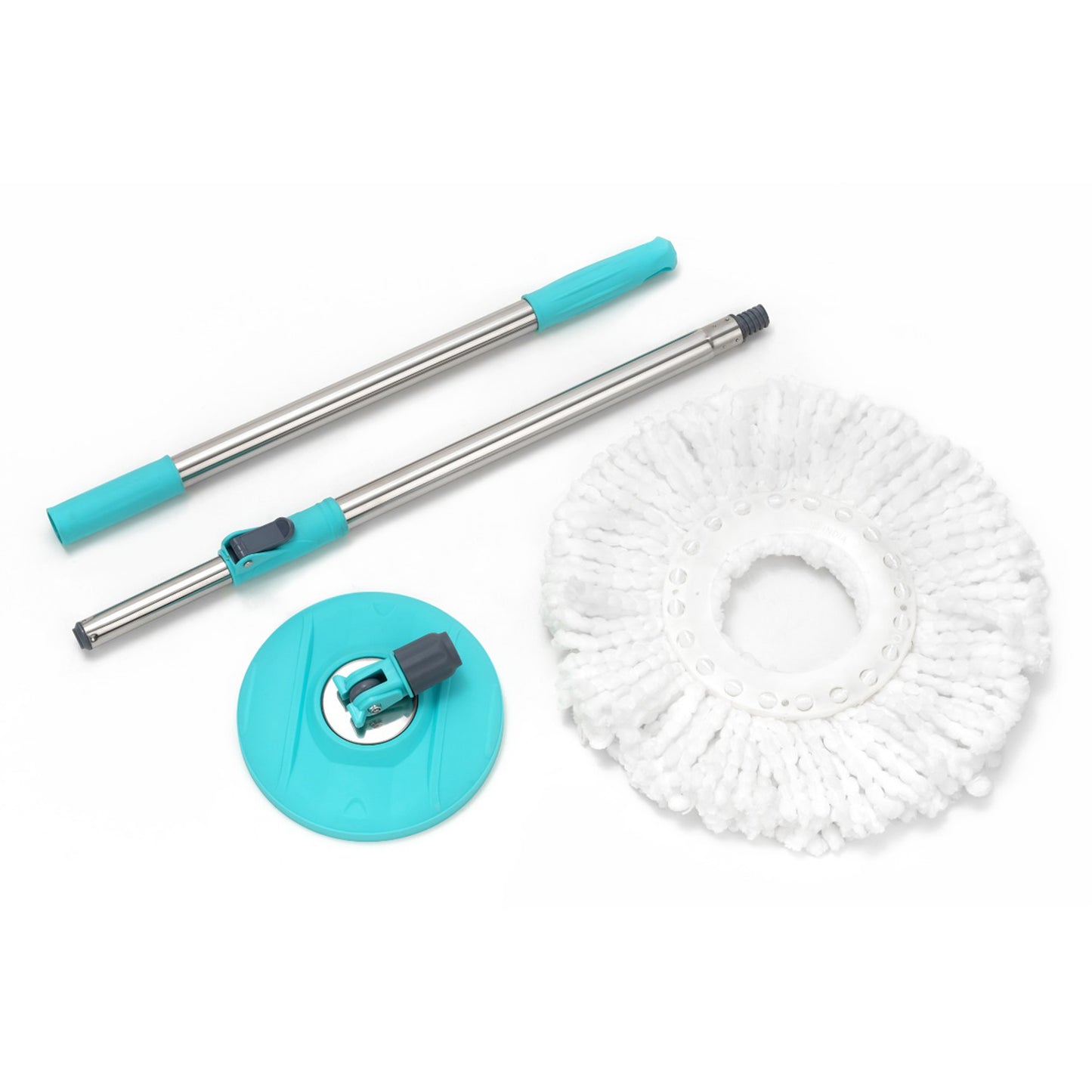 Quick Spin Mop With Steel Spin Bucket Floor Cleaning Easy Wheels  Big Bucket Floor Cleaning Mop With Bucket - Happy Price - Image 2